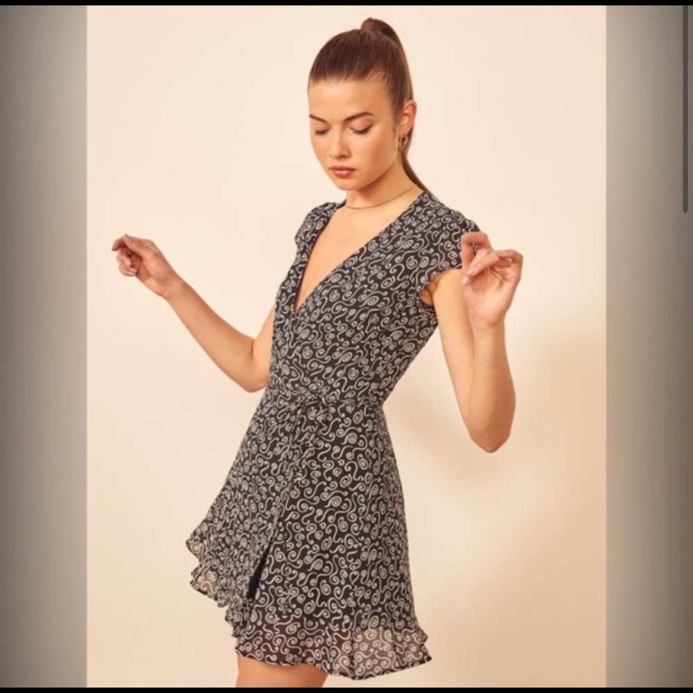 Reformation Mini Wrap dress
